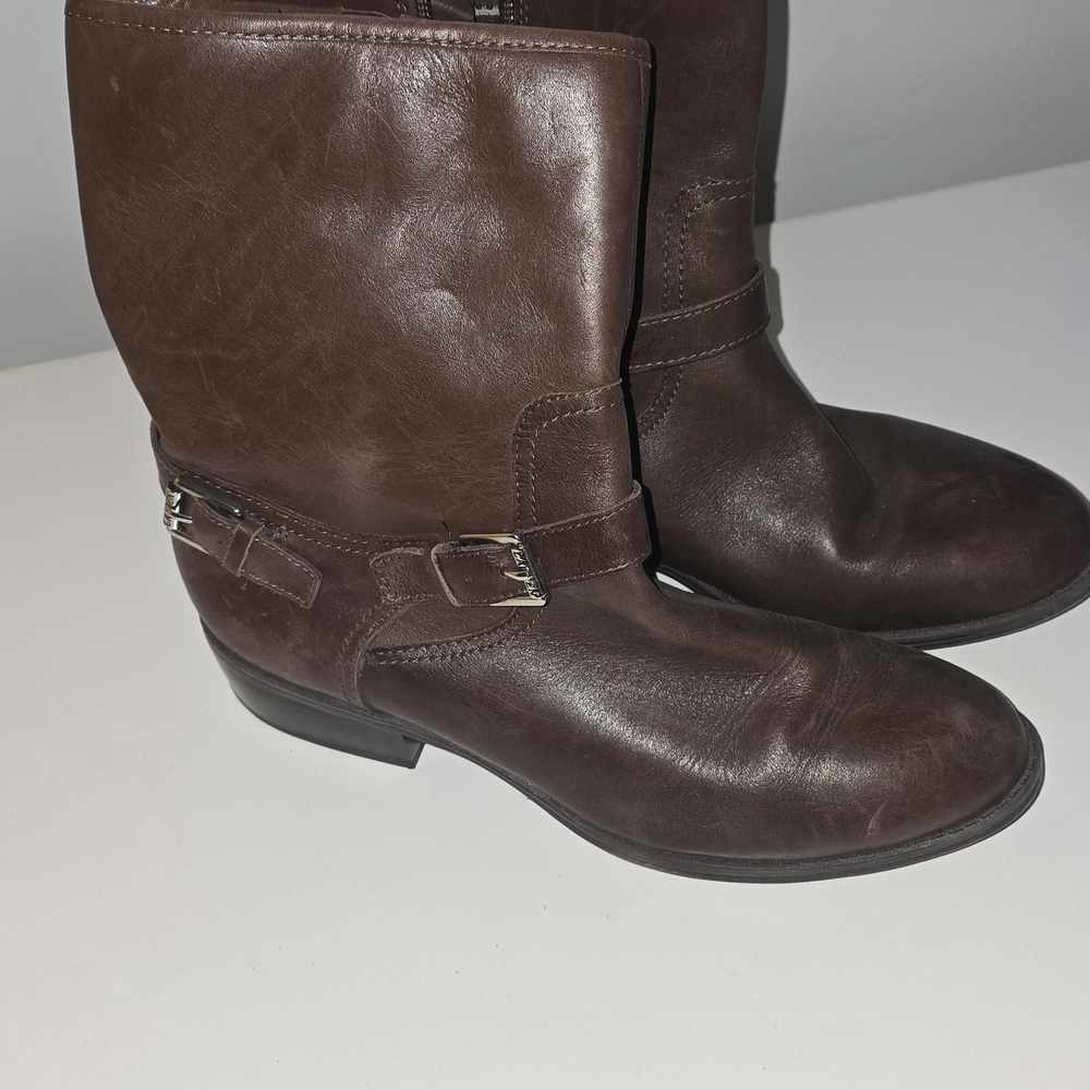 Brown Leather Women's Boots